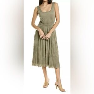 GUC Vince- Olive Green Midi Tank Dress. Size L